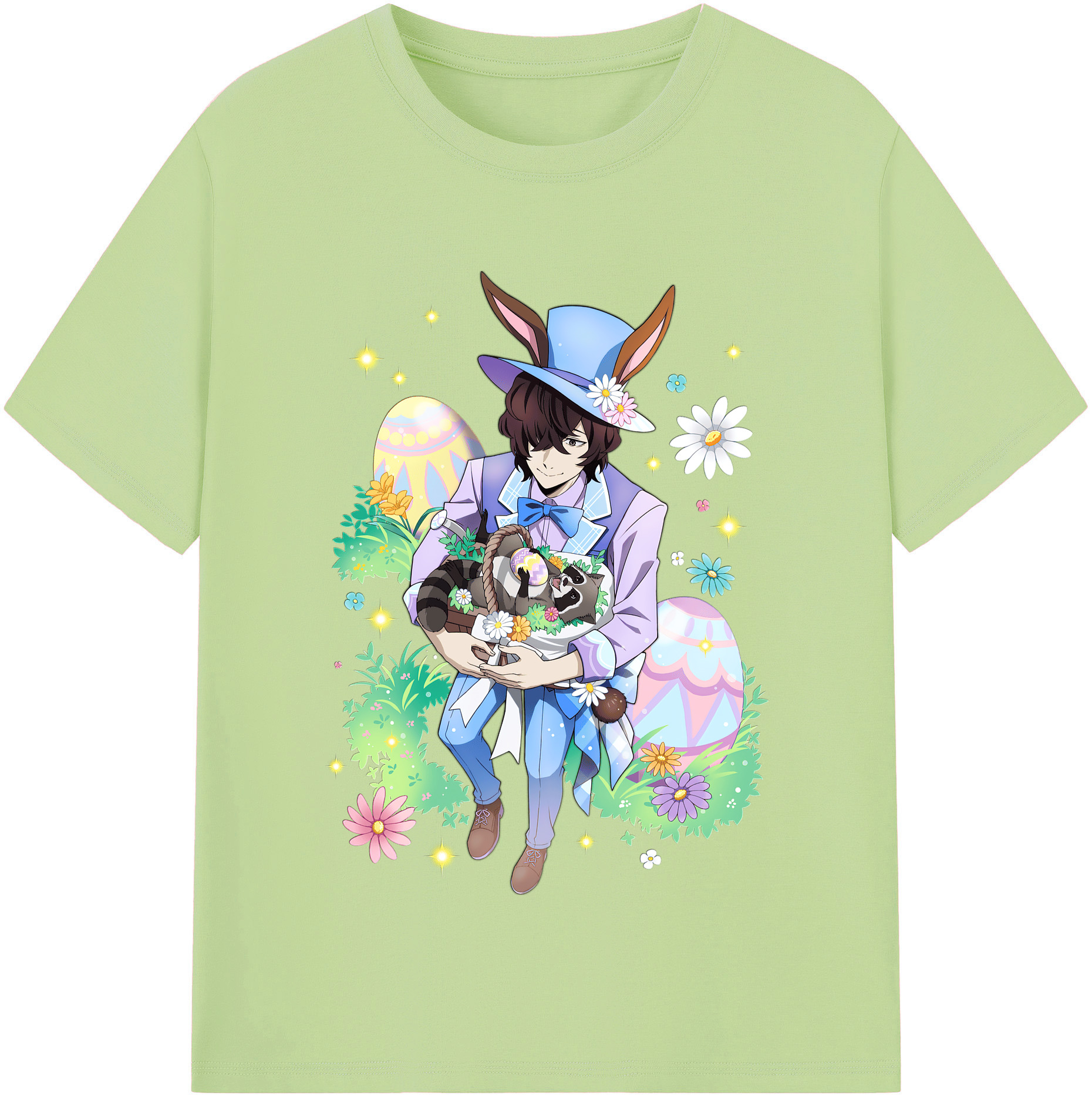 （画像用） 文豪ストレイドッグス Bungo Stray Dogs 綿100％半袖Tシャツ（フロントプリント）